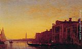 Felix Ziem Canvas Paintings - Grand Canal, Venice